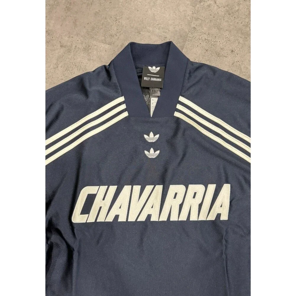 Adidas Originals Willy Chavarria WC Dazzle Jersey Legend Ink Long Sleeve KD1799
